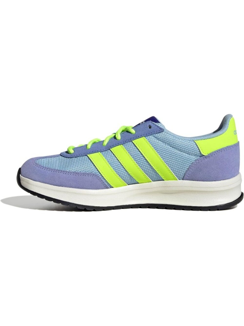 Womens Sky Signal Green Rubber Run 70s Lace-Up Closure Breathable Athletic Shoes